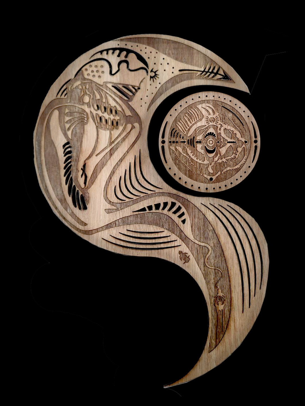 Vector Meditation Lasercut