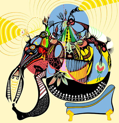 VV-machine Originating vector