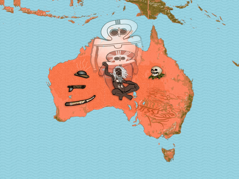 Story Maps Australia Elder animation