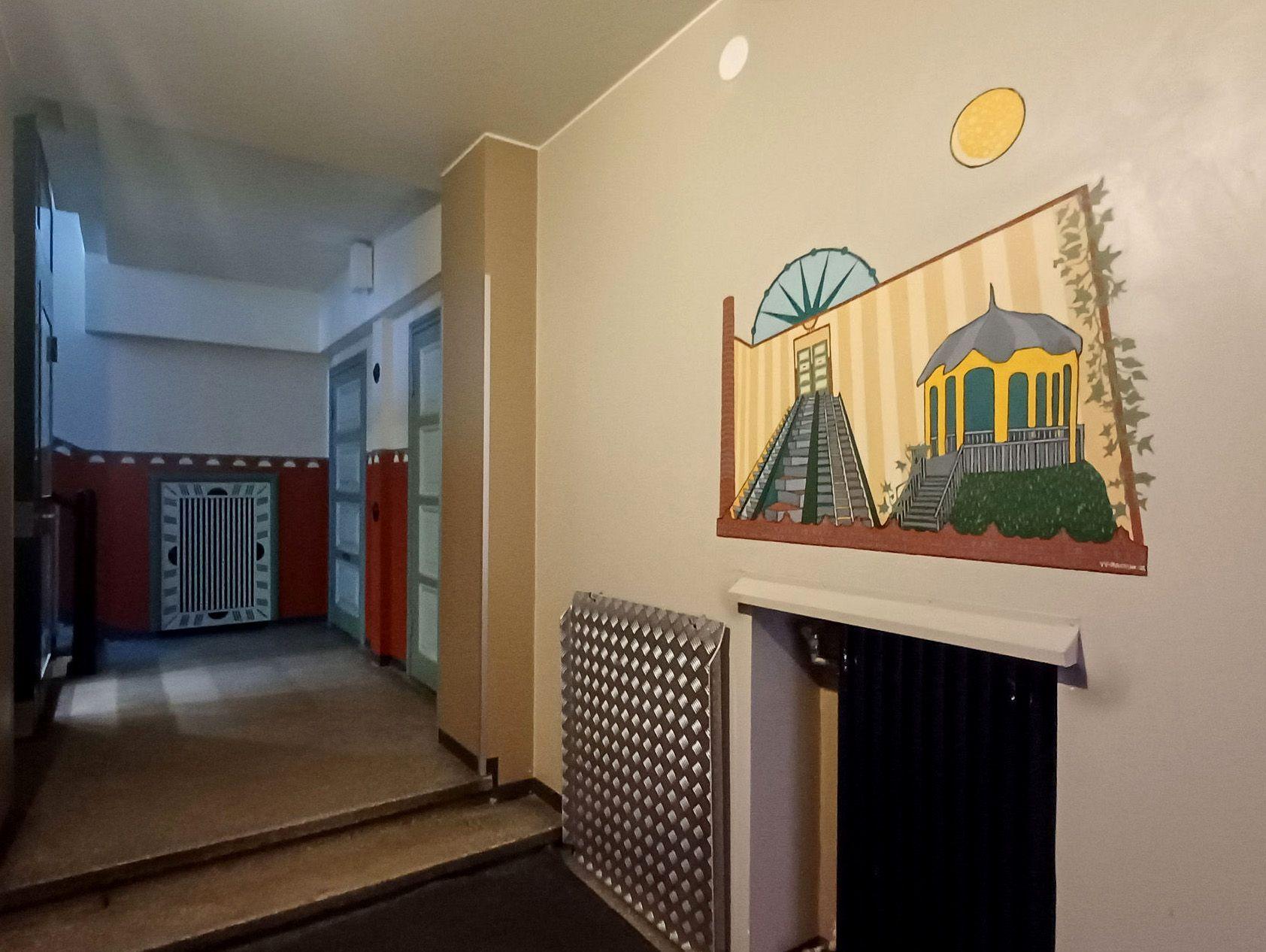 Stairway to Home I–III mural series