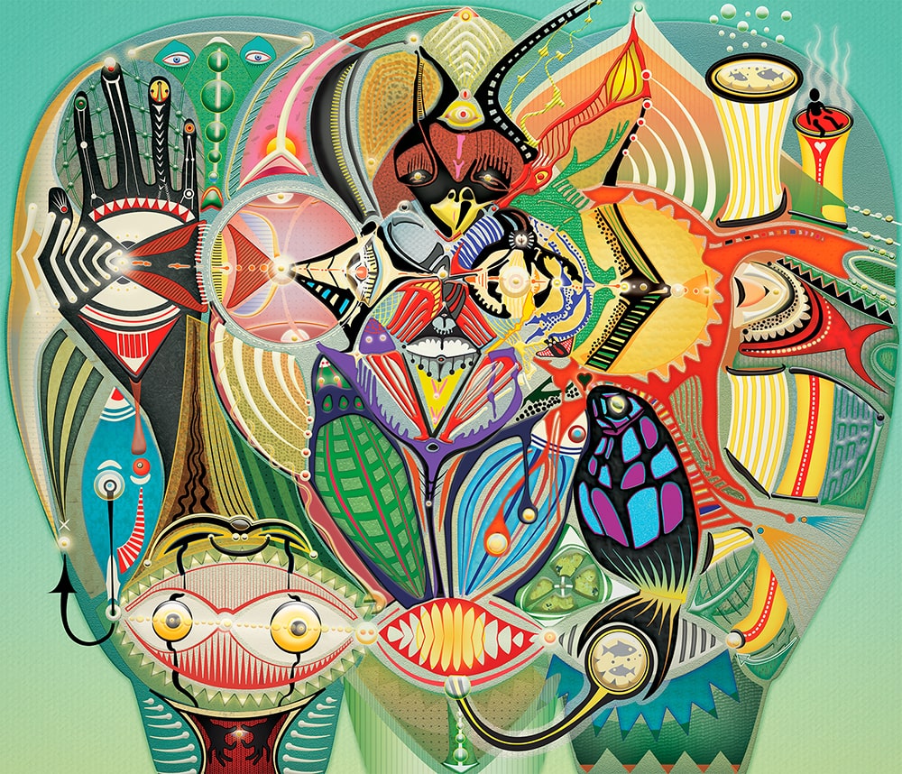 VV-machine Tripolarity digital art